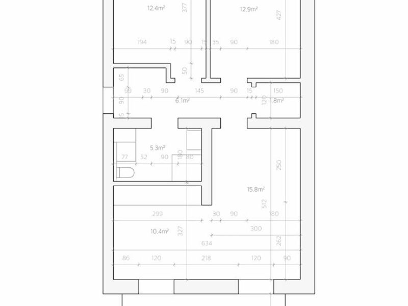 grundrissplan neubaugasse